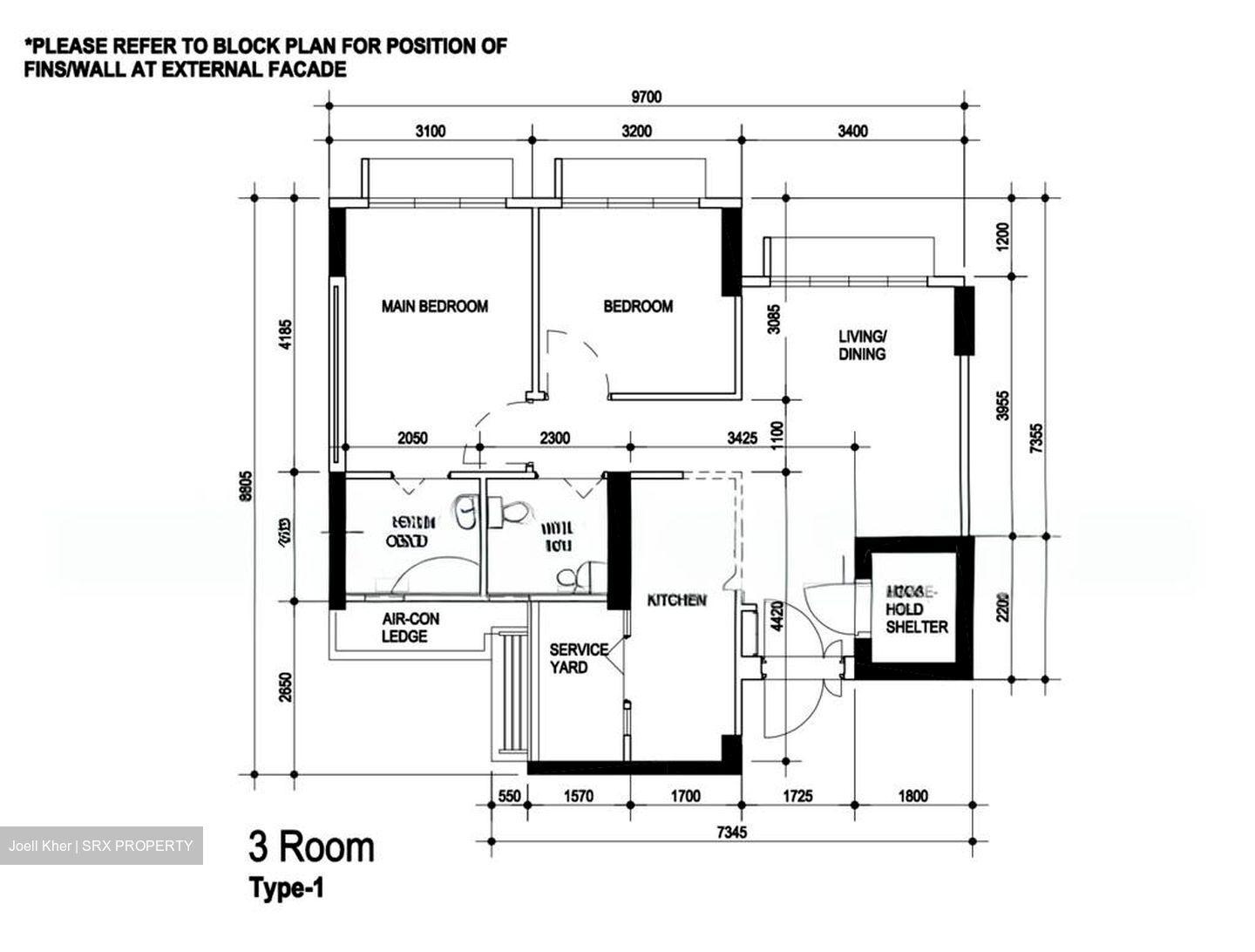 Blk 113B Alkaff Oasis (Toa Payoh), HDB 3 Rooms #587063731
